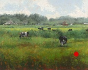 "Green Pastures." Oil. Sold.