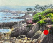 "Pacific Grove Spring," 10 x 12 inches. Oil. Sold.