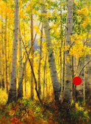 "Afternoon Glow," 36 x 27 inches, Oil. Sold.