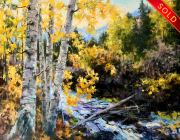 "Illustrious Color," 11 x 14 inches, Oil. Sold.