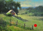 "In the Country," 6 x 8 inches. Oil. Sold.