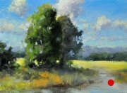 "Marshlands," 6 x 8 inches. Oil. Sold.