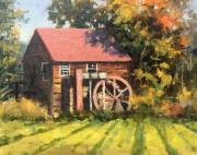 "The Old Mill," 8 x 10 inches, Oil. Sold.