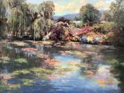 "Monets View," 36 x 48 inches, Oil.