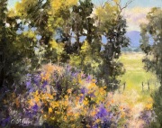 “A Peek Through,” 8 x 10 inches, oil on linen