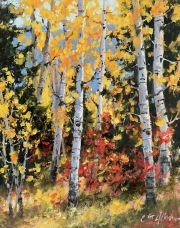 “Autumn Day,” 10 x 8 inches, oil on linen