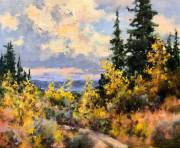 "Autumn Magic," 18 x 22 inches. Oil.