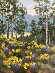 "Nature's Garden," 18 x 14 inches, oil on linen