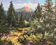 "Rabbit Ears View," 11 x 14 inches, Oil.