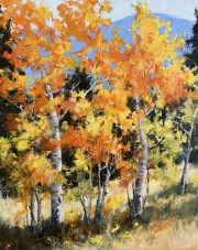 “The Last Stand," 10 x 8 inches, oil on linen