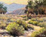 "1000 Palms Trail," 8 x 10 inches, Oil.