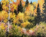 “Fall Chroma,” 8 x 10 inches, oil on linen