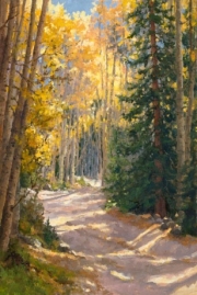 "High Country Autumn," Oil.